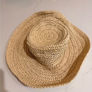 COS Natural Woven Hat